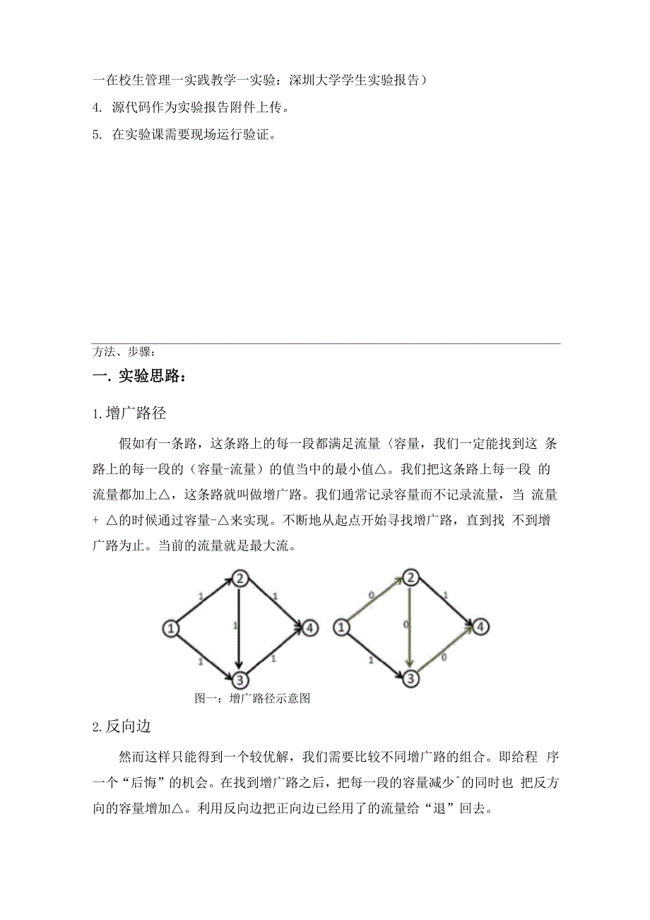 实验6 最短增益路径法求解最大流问题.docx_第3页