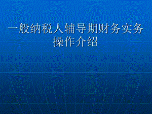 一般纳税人培训.ppt