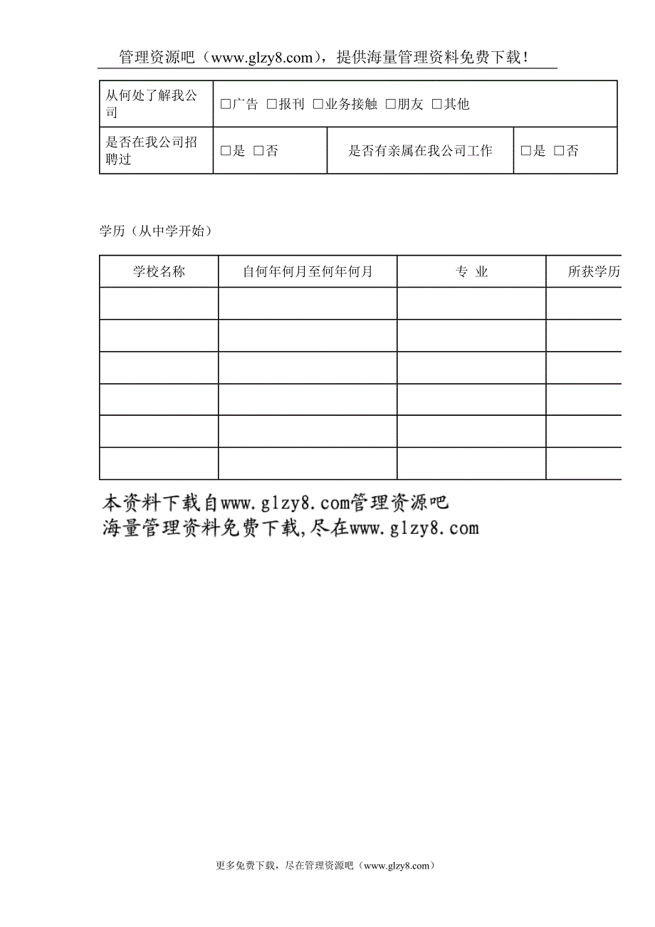 hr036应聘人员登记表.doc_第2页