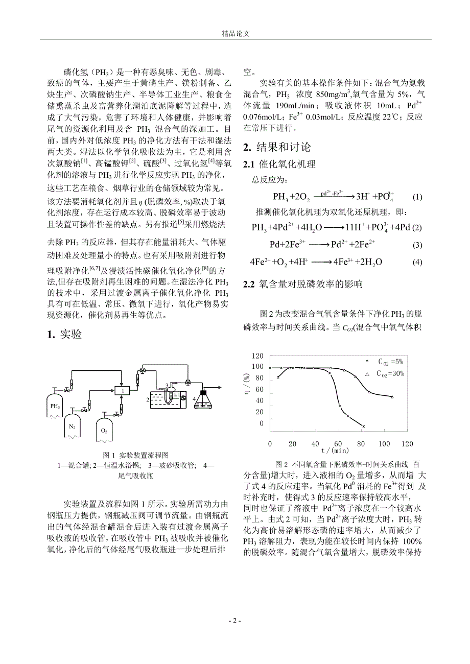 Pd(II)Fe(III)液相催化氧化净化磷化氢的研究1.doc_第2页