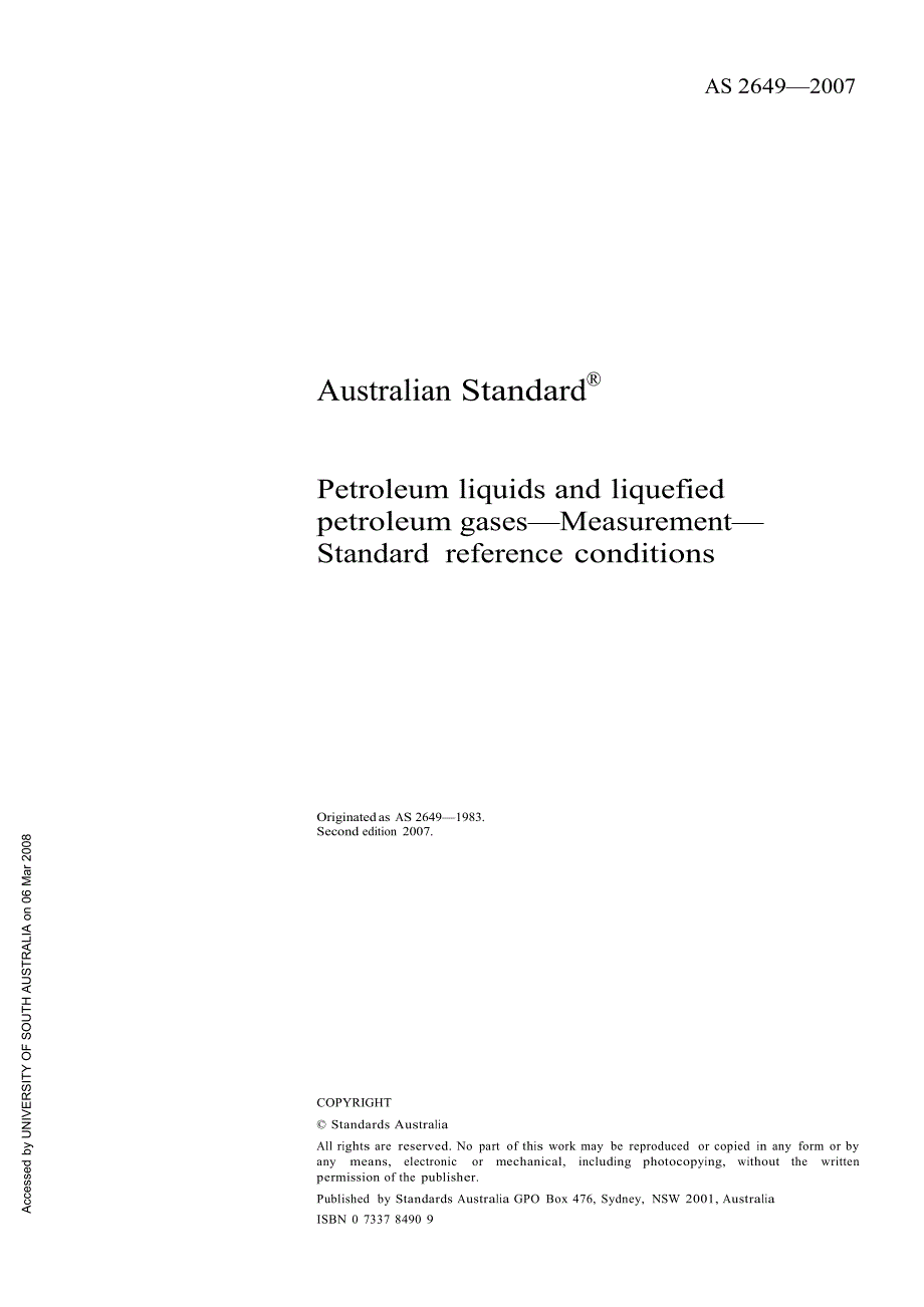 【AS澳大利亚标准】AS 2649 Petroleum liquids and liquefied petroleum gasesMeasurementStanda.doc_第3页