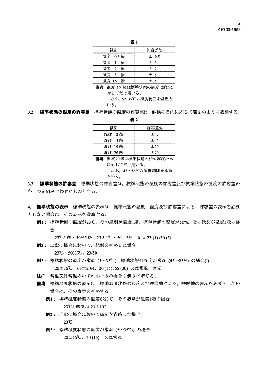 【JIS日本标准】JIS Z 8703：1983 Standard atmospheric conditions for testing.doc_第2页