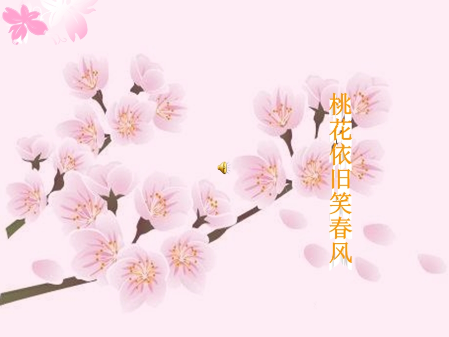 唯美PPT模版(桃花缘).ppt_第1页