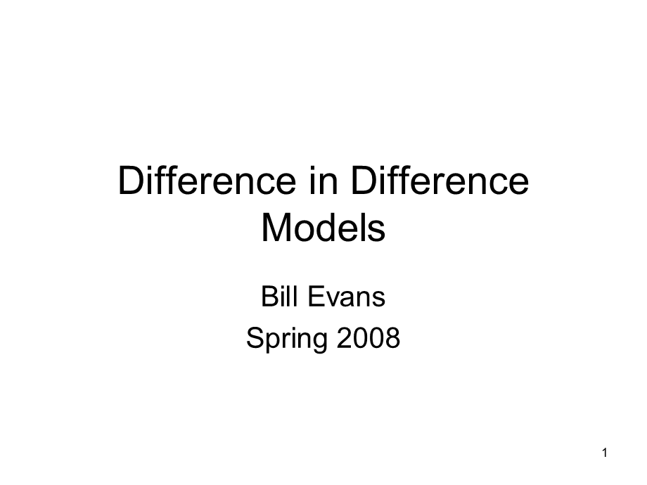 双重差分模型幻灯片differenceindifferencesmodel.ppt_第1页