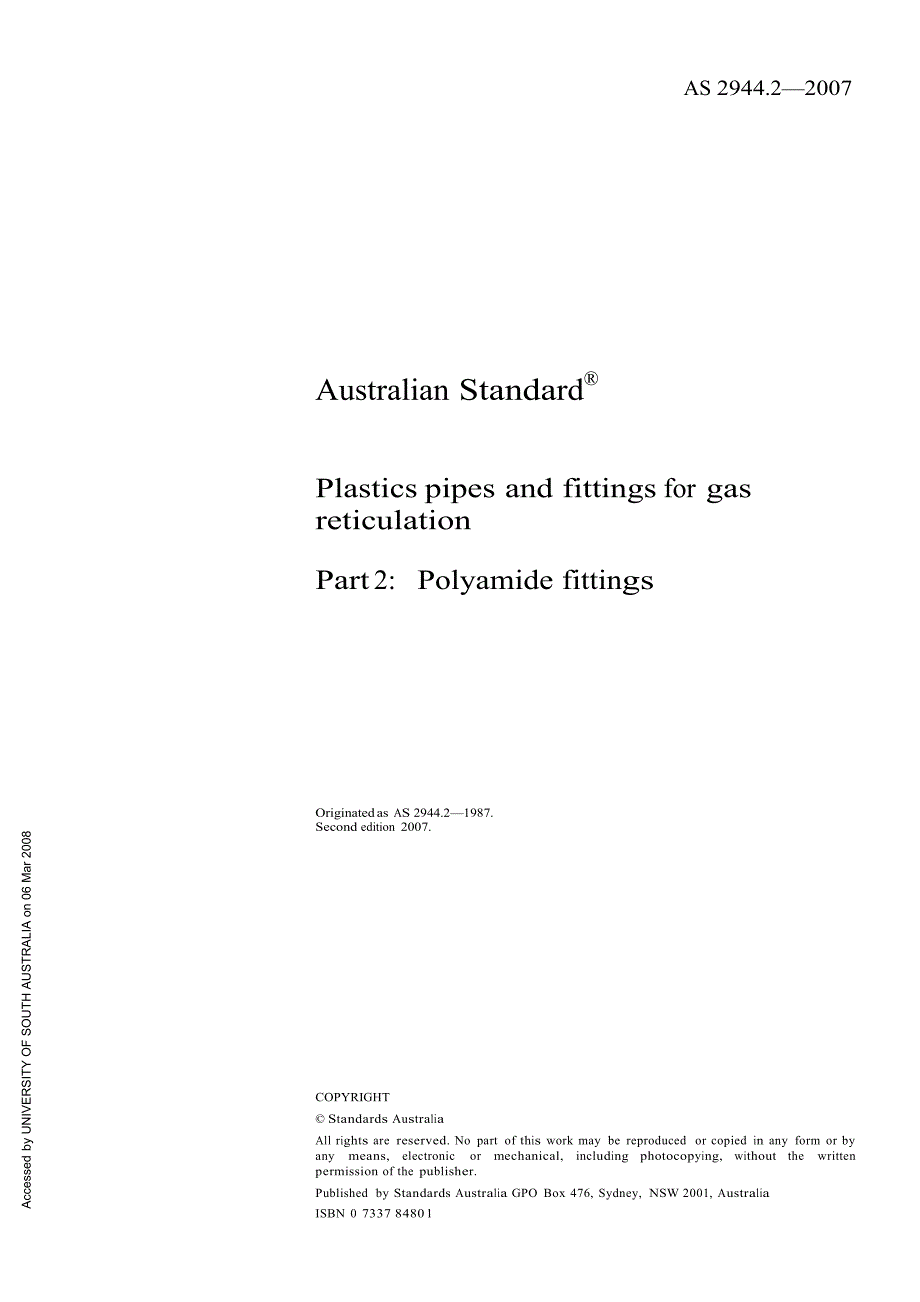 【AS澳大利亚标准】AS 2944.2 Plastics pipes and fittings for gas reticulationPolyamide fittings.doc_第3页