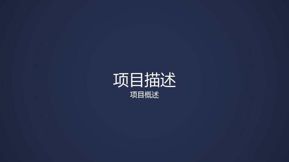 商业项目计划模板-蓝色.ppt_第2页