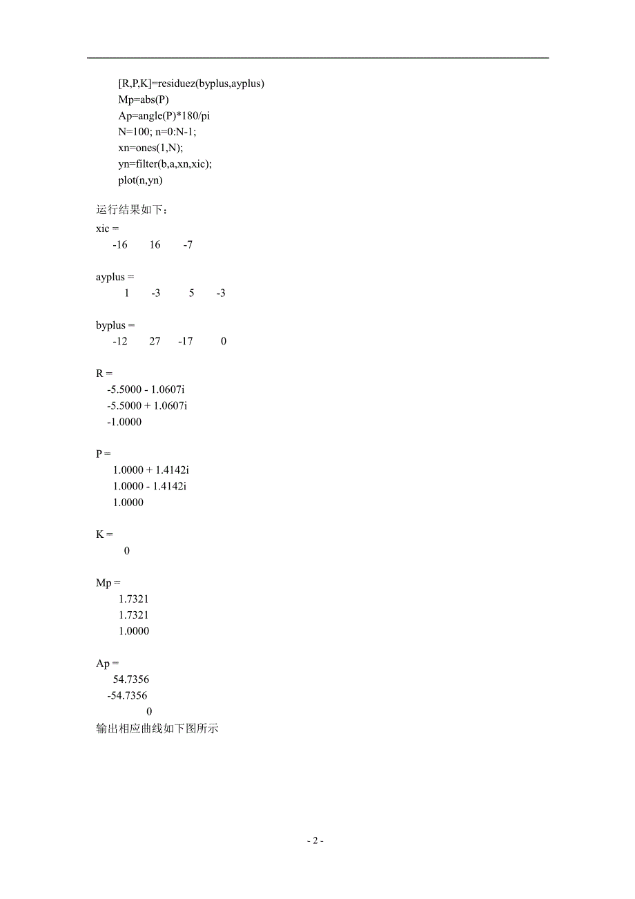 基于 MATLAB 的数字信号处理的模拟与仿真.doc_第2页