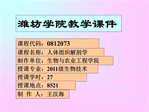 003人体组织解剖学循环系统.ppt