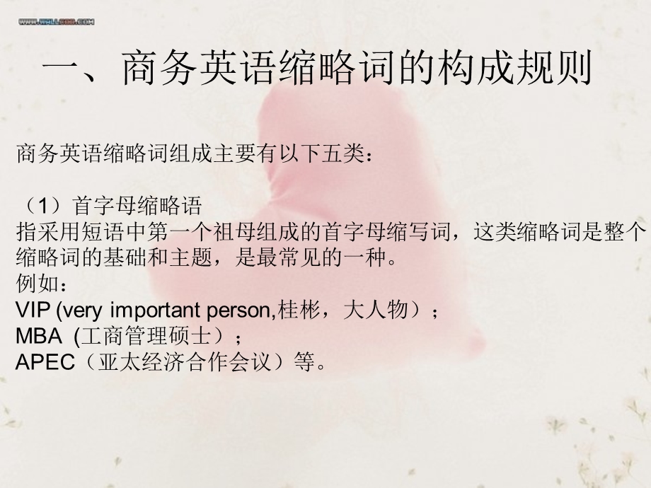 商务英语翻译缩略词构成规则及翻译方法.ppt_第2页