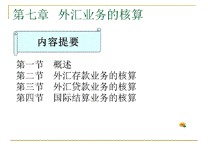 外汇业的务核算.ppt