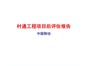 工程评估项目报告.ppt