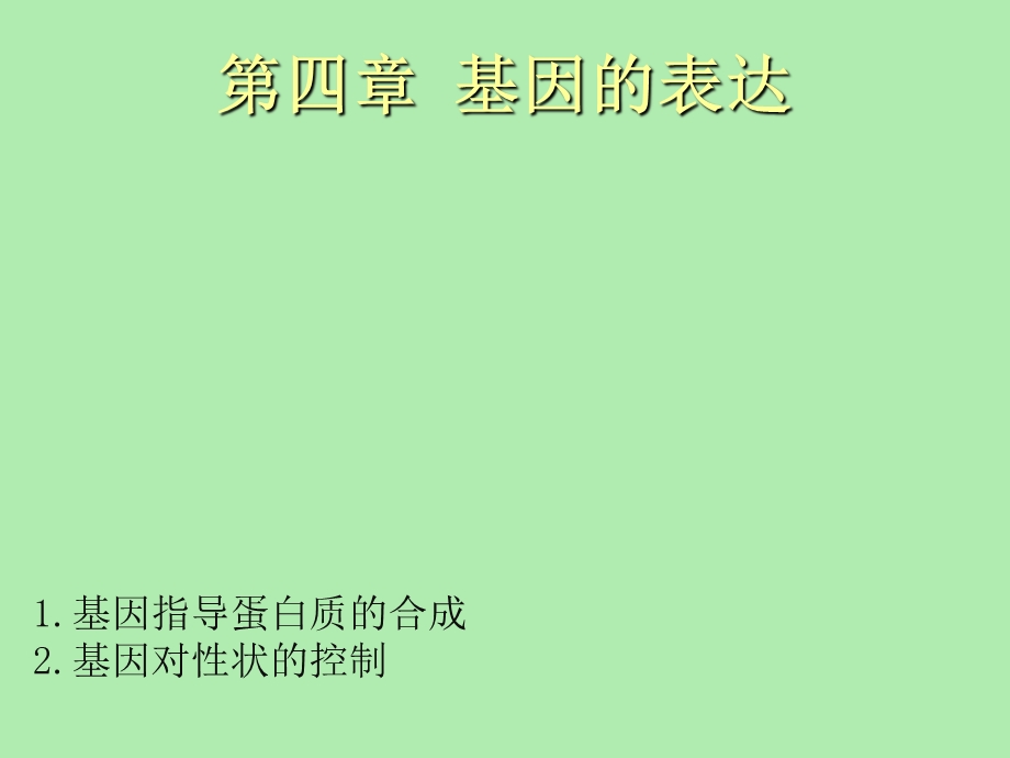 基因的表达冯春艳.ppt_第2页