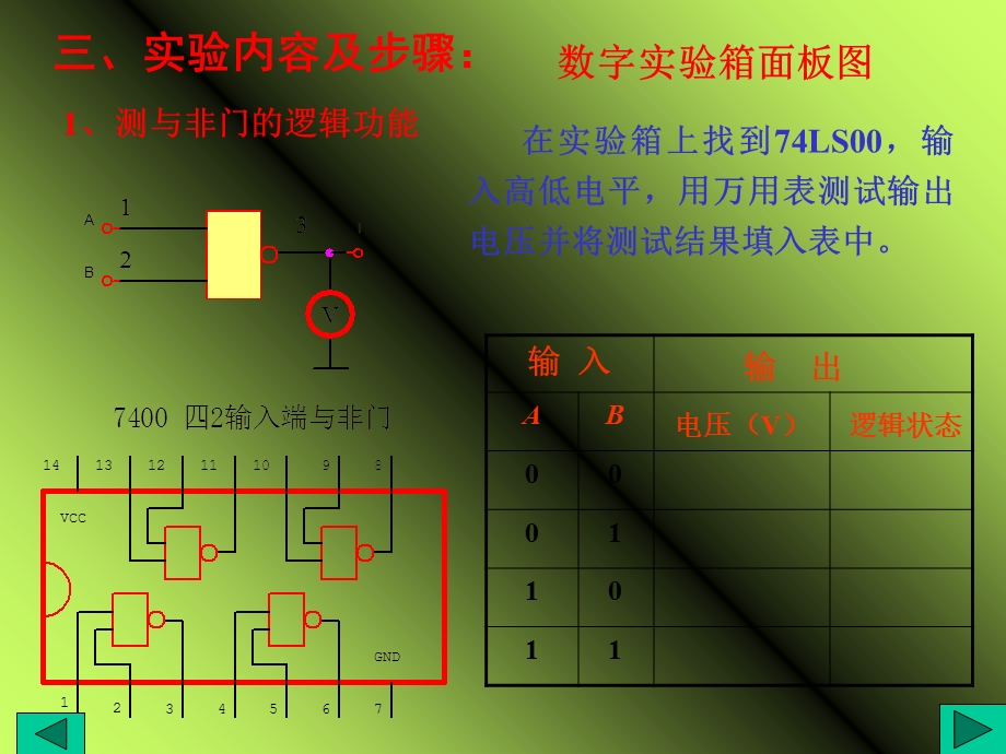 实验8集成逻辑门电路.ppt_第3页