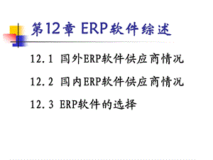 ERP软件综述.ppt