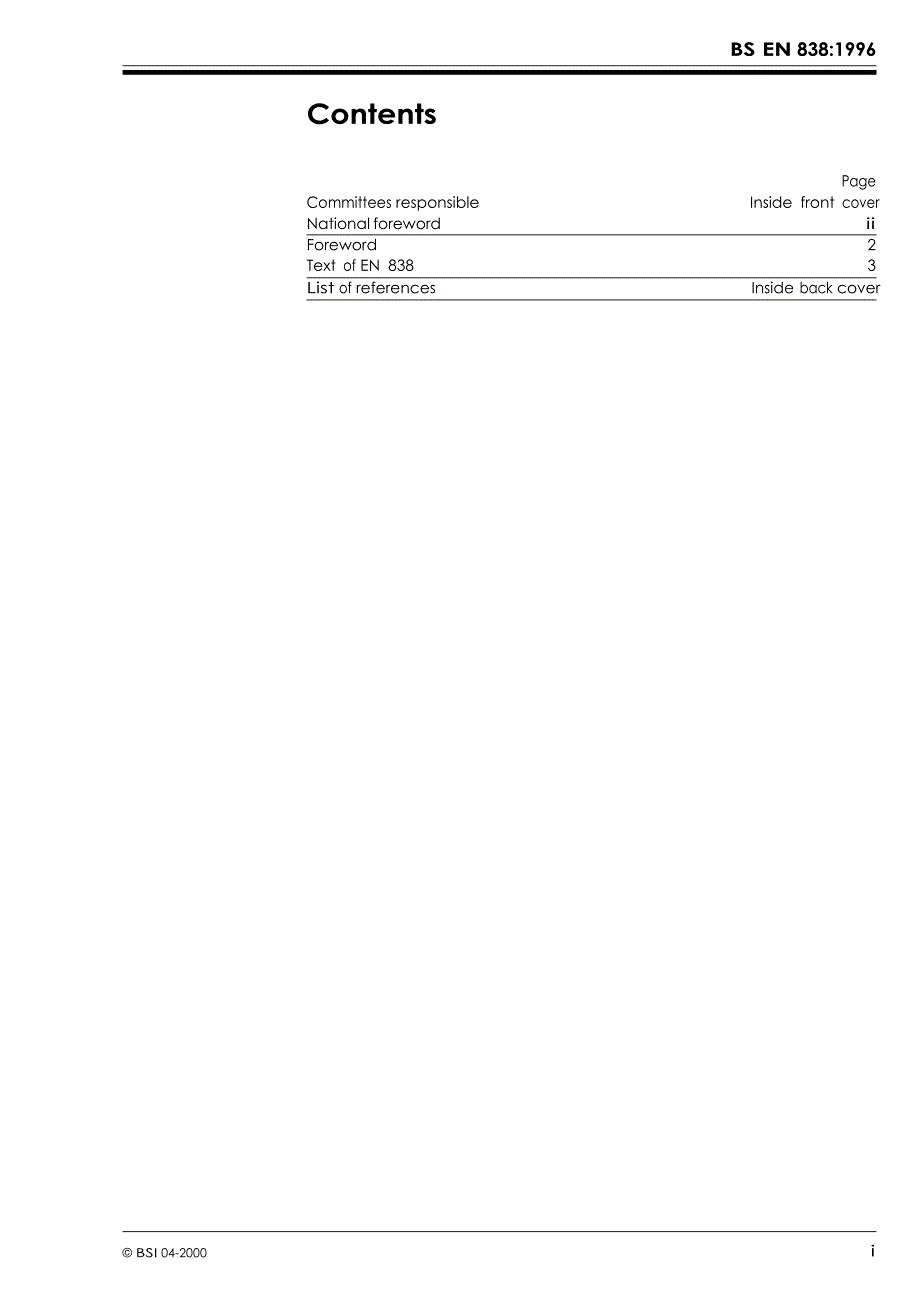 【BS英国标准】BS EN 8381996 工作场所的空气.测定气体和水蒸汽用的扩散取样器.要求和试验方法.doc_第3页