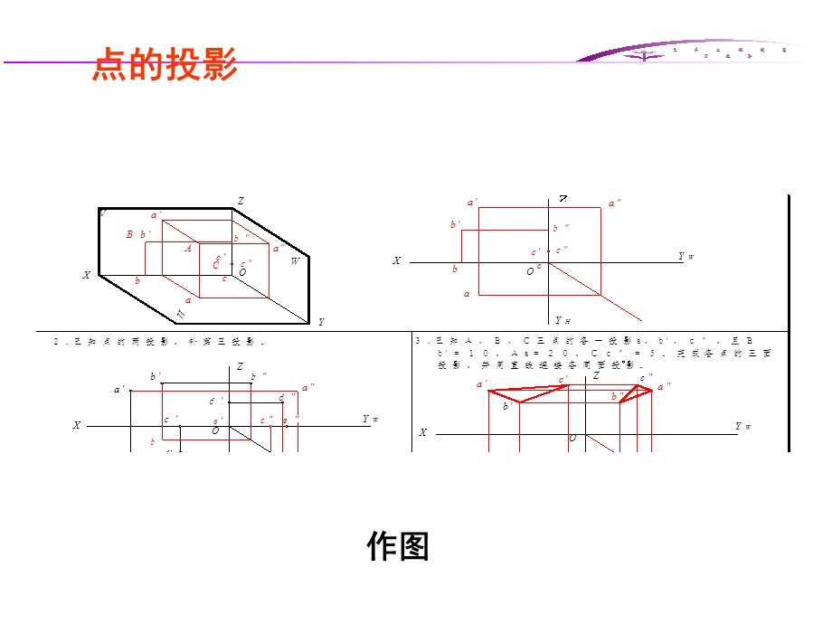 土建工程制图 第3章 点、直线、平面的投影.ppt_第3页