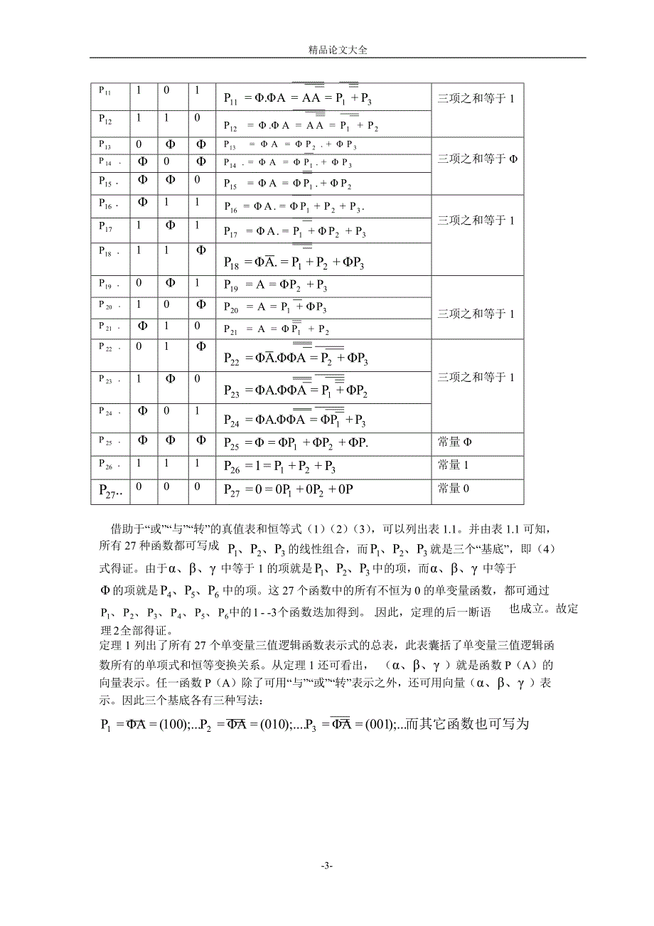 三值逻辑函数的基本表式及其 Karnaugh 图分析.doc_第3页