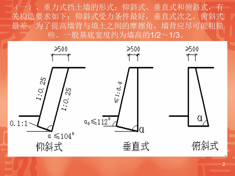 土力学22：七、挡土墙设计.ppt_第2页