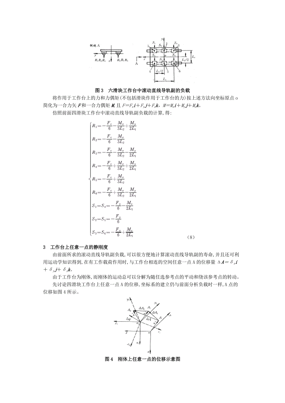 精密滚动直线导轨副工作台静刚度研究.doc_第3页