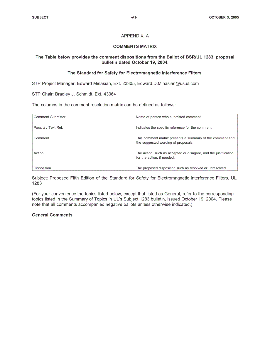 【UL标准】UL 1283 BUL LETINS2005 Standards Technical Panel (STP) for Electromagnetic Interferenc.doc_第3页