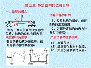 建筑力学第五章-静定结构位移计算.ppt