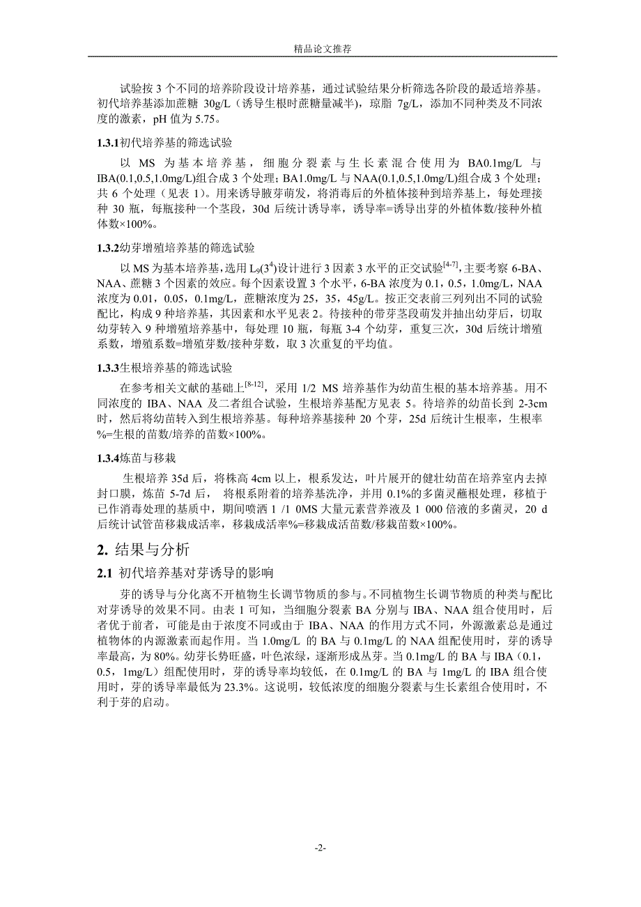 红枝垂组织培养快繁技术的研究1【精品论文大全】 .doc_第2页