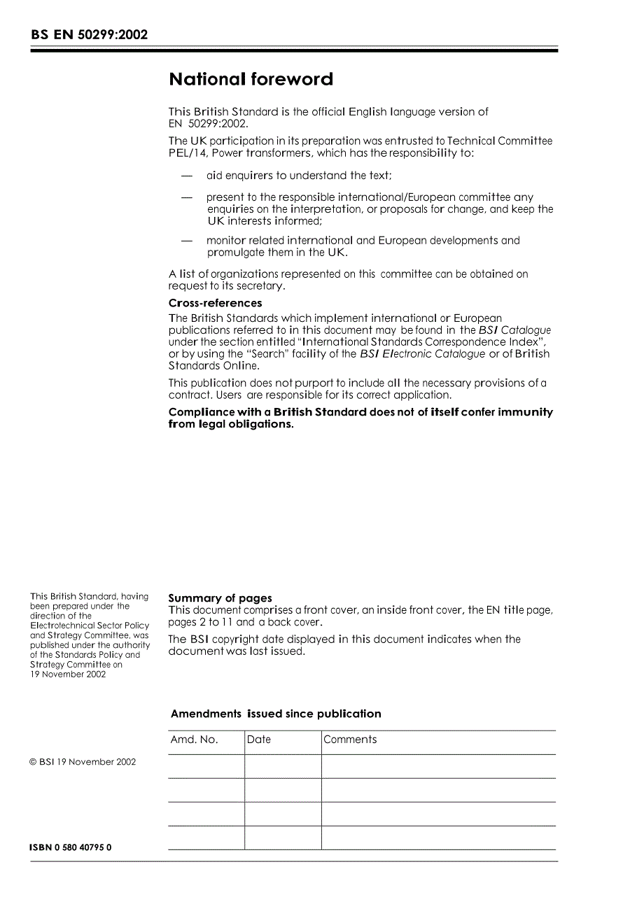 BS英国标准BS EN 502992002 Oilimmersed cable connection assemblies for transformers and reactors.doc_第2页