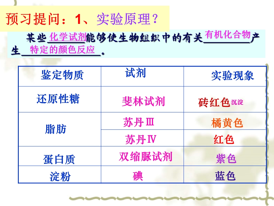 实验检测生物组织中的糖类脂质和蛋白质.ppt_第3页