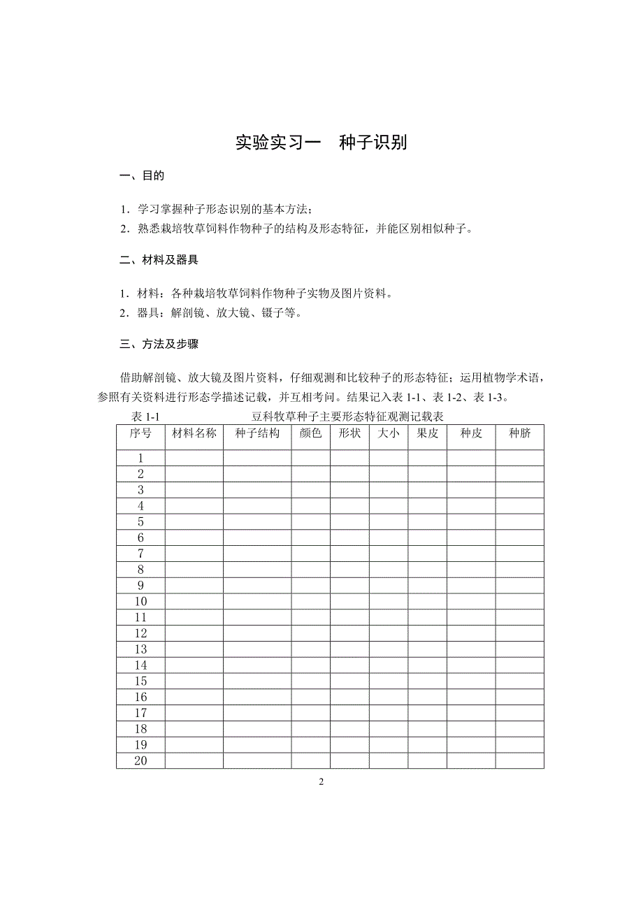 牧草栽培学实验实习指导2003年10月农大版.doc_第3页