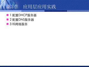 应用层应用实践.ppt