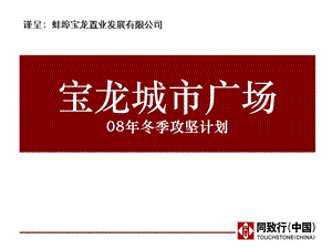 宝龙城市广场营销计划.ppt