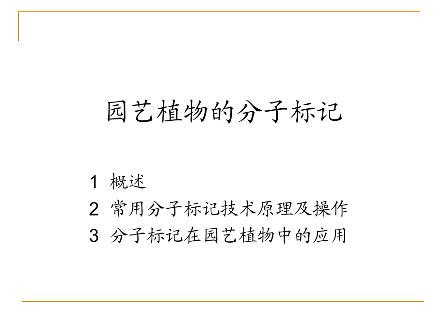 分子标记ppt课件.ppt_第1页