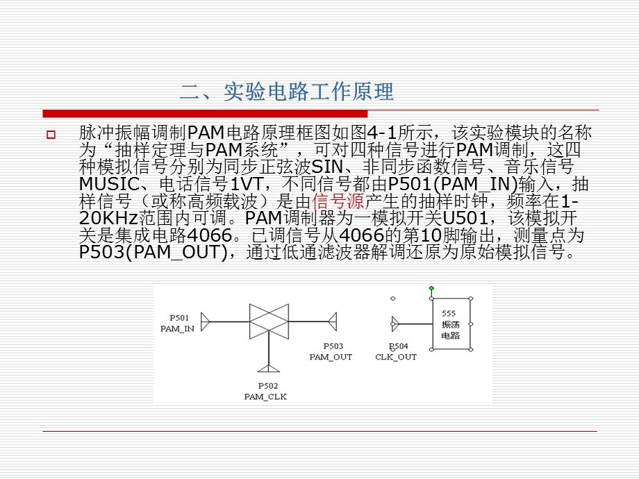 实验4抽样定理与PAM通信系统实验.ppt_第2页