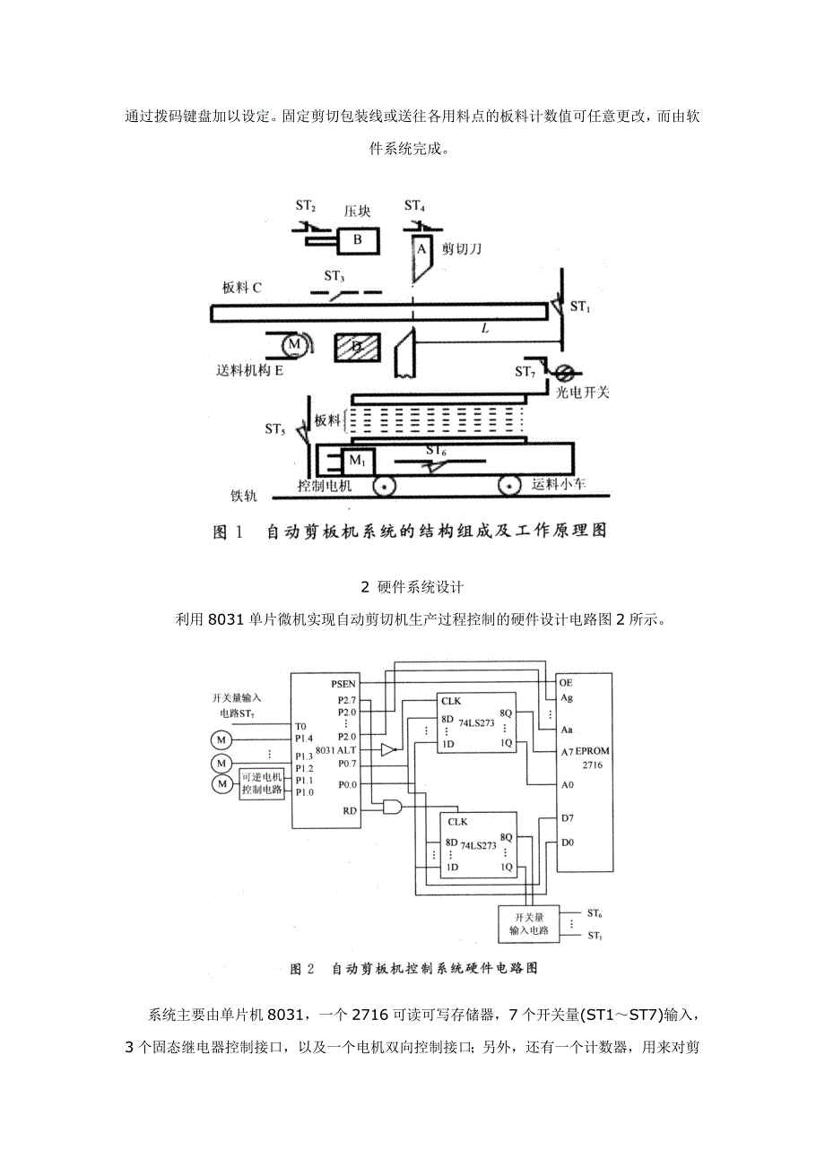 基于8031单片机和74LS273的自动剪板机控制系统设计与实现.doc_第2页