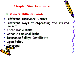 外贸英语函电ChapterTenInsurance.ppt