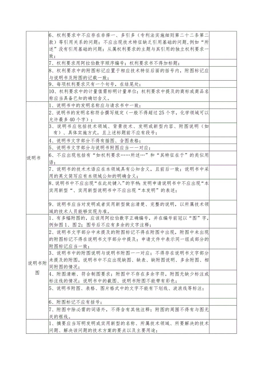 贵阳市知识产权保护中心发明、实用新型预审申请文件自查表.docx_第3页