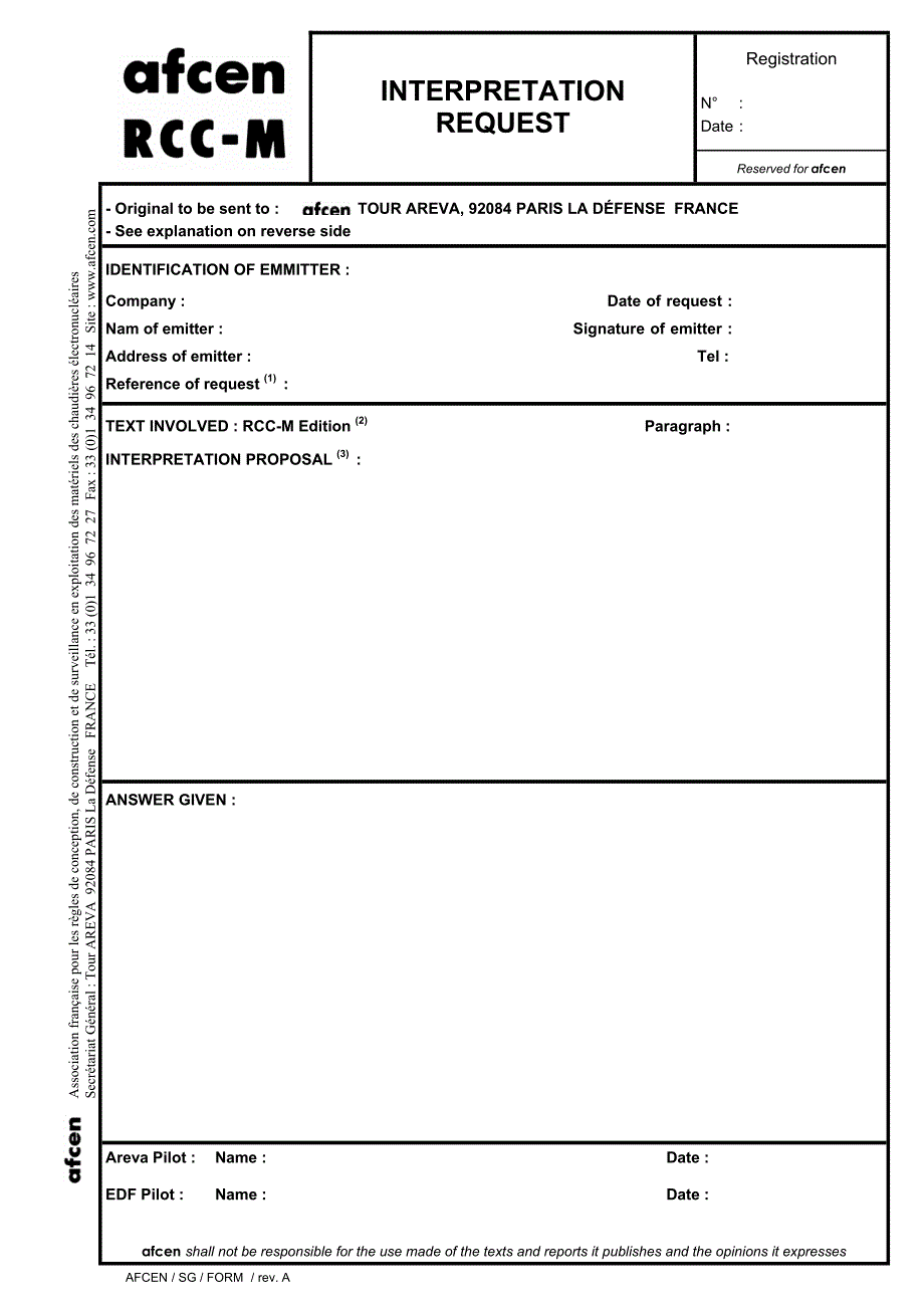 【RCCMEdition 】Interpretation Request.doc_第1页