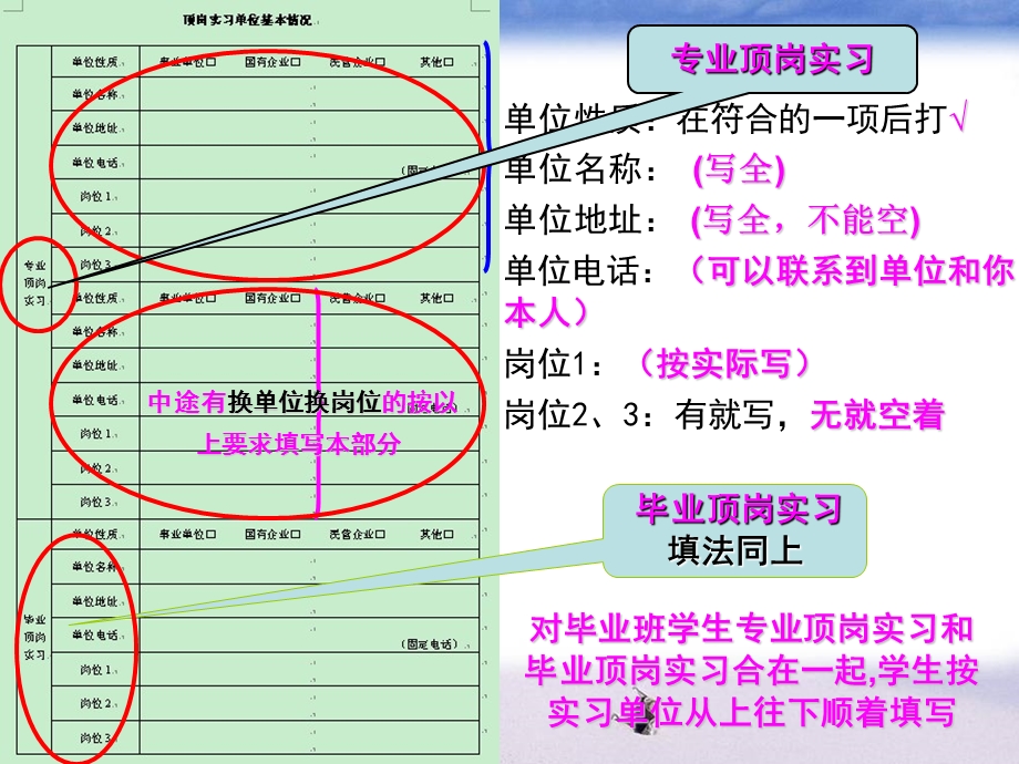 学生顶岗实习报告书填写指导y.ppt_第3页