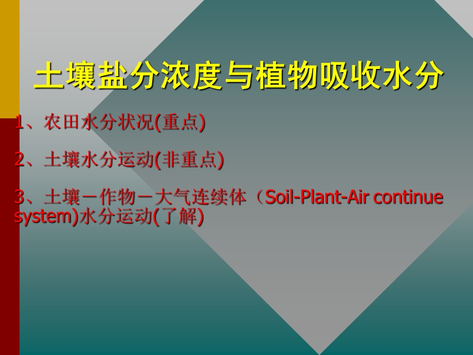 土壤盐分浓度与植物吸收水分.ppt_第1页