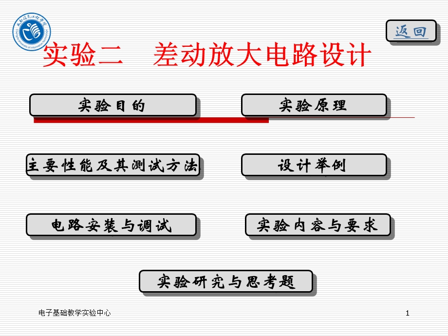 实验二差动放大电路设计.ppt_第1页