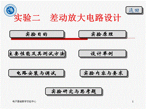 实验二差动放大电路设计.ppt