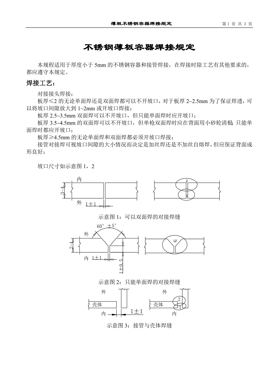 薄板不锈钢焊接规程.doc_第1页