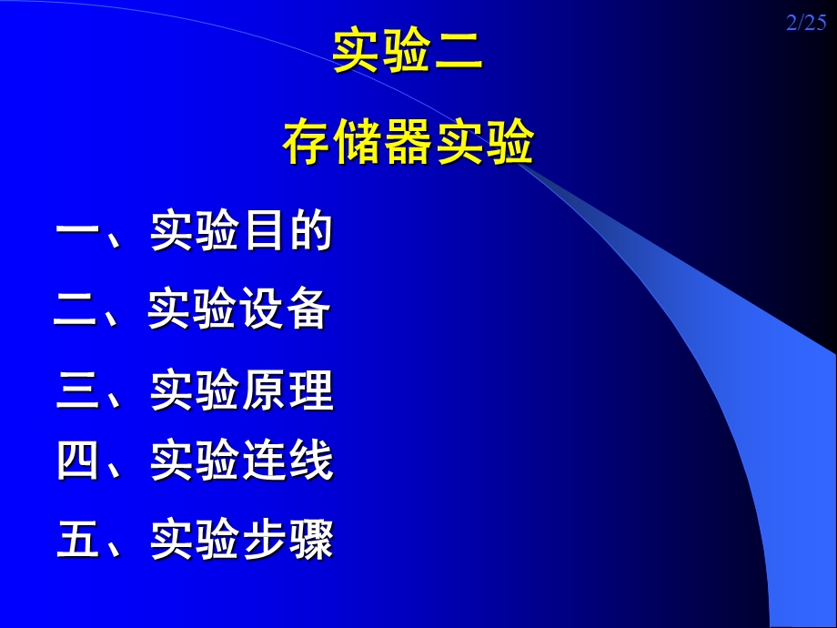 实验二半导体存储器原理实验信软.ppt_第2页