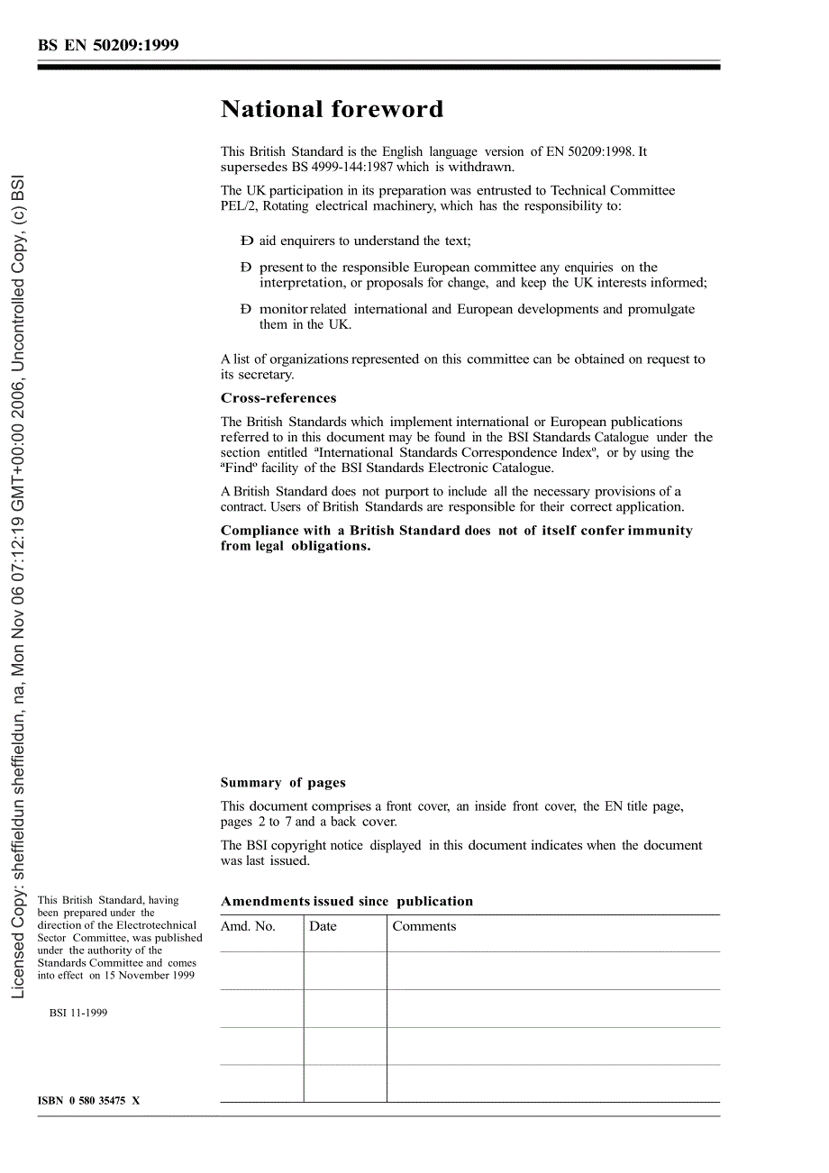 BS英国标准BS EN 502091999 Test of insulation of bars and coils of highvoltage machines.doc_第2页