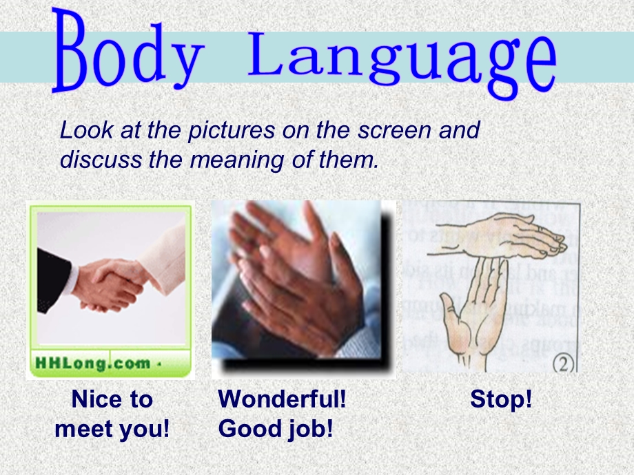 外研版英语必修四module3bodylanguage.ppt_第3页