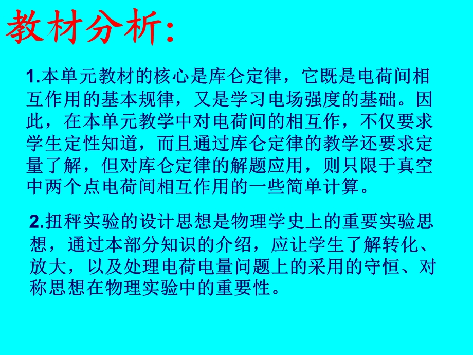 库仑定律说课课件.ppt_第2页