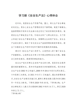 铁路检修员学习新《安全生产法》心得体会十篇例文.docx