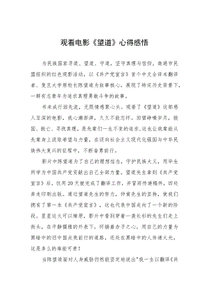 观看电影《望道》心得感悟七篇.docx