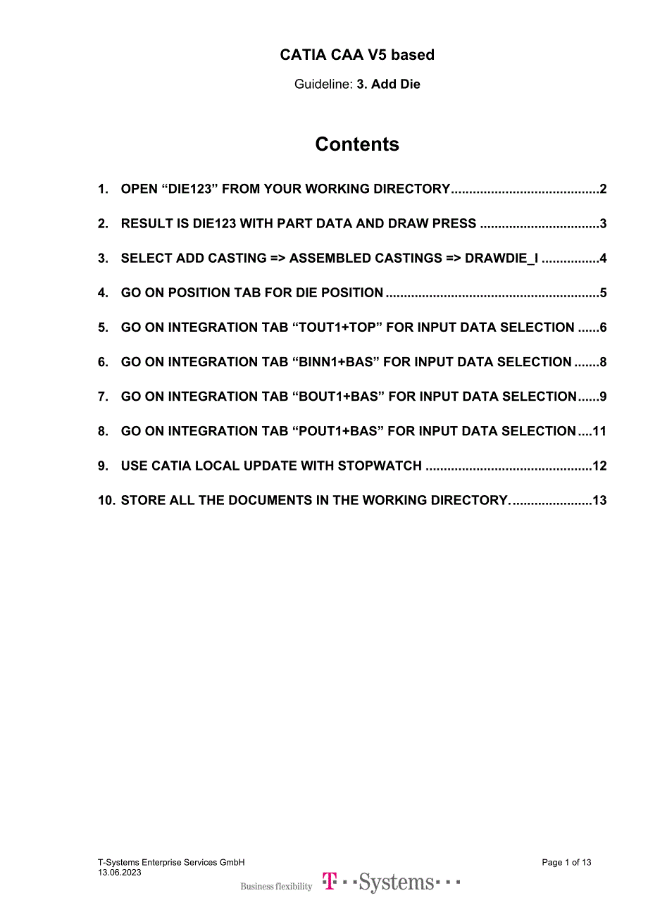 覆盖件模具库教程CATIA CAA V5 based.doc_第1页