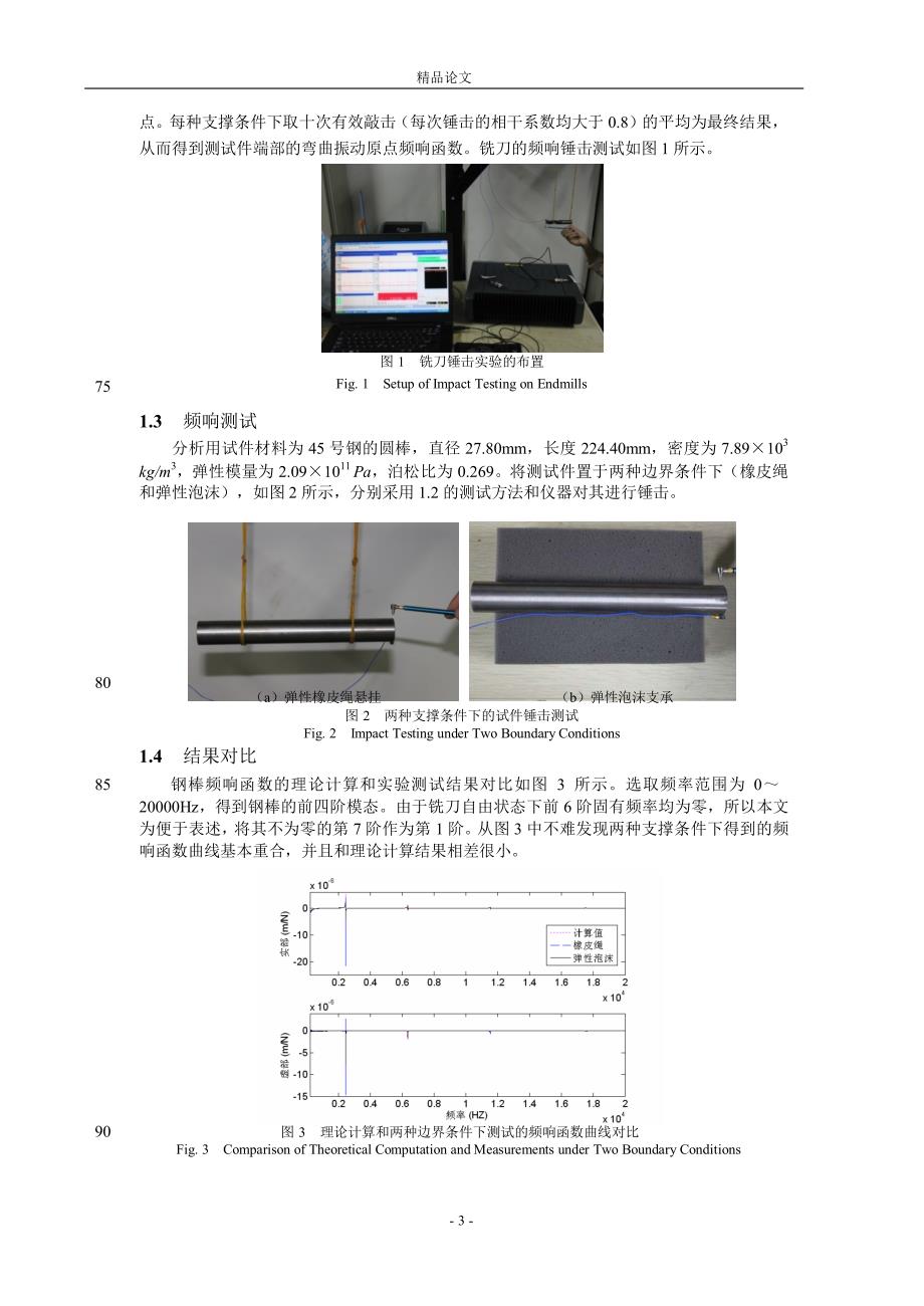 刀具频响特性测试的边界条件选取.doc_第3页